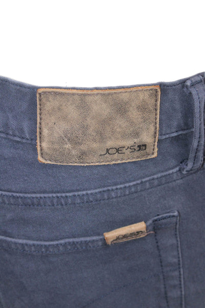 Joes Jeans Mens Dark Blue Ankle Cropped Pants Button Size 32