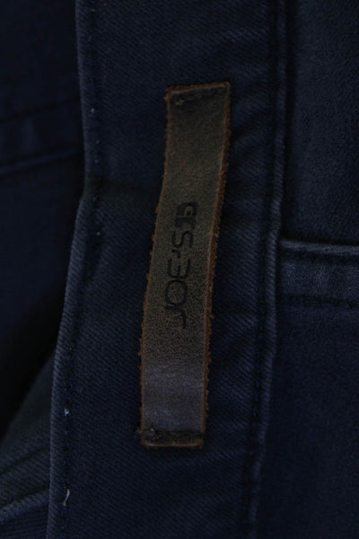Joes Jeans Mens Dark Blue Ankle Cropped Pants Button Size 32