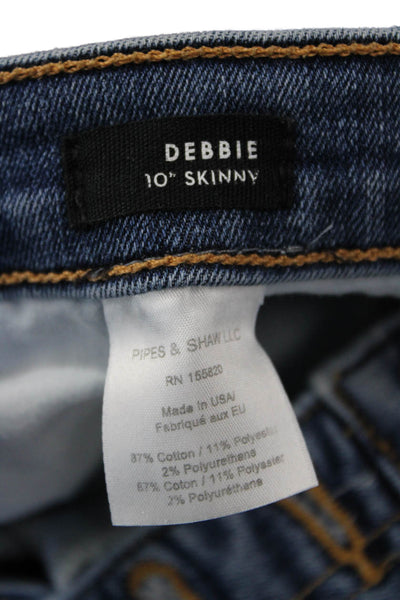 Veronica Beard Women Blue Ankle Skinny Jeans Size 25