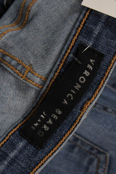 Veronica Beard Women Blue Ankle Skinny Jeans Size 25