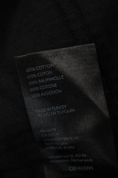 We The Free Womens Boyfriend Cropped Black Jeans Size 26