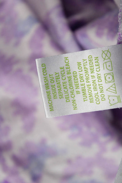 Lily Pulitzer Girls Cotton Abstract Short Sleeve Dress Purple Size XL