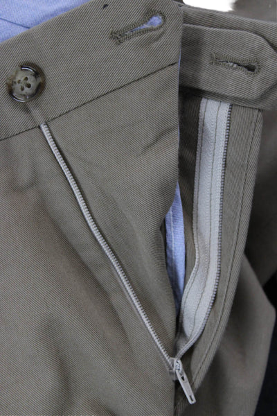 Eredi Pisano Mens Chinos Beige Button Cotton Size 50