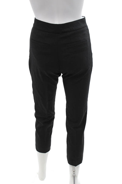 Chloe Womens Ankle Cropped Dress Pants Black Wool Size 34