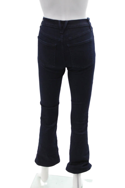 Veronica Beard Womens Dark Blue Bootcut Flared Jeans Size 24