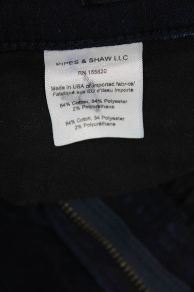 Veronica Beard Womens Dark Blue Bootcut Flared Jeans Size 24