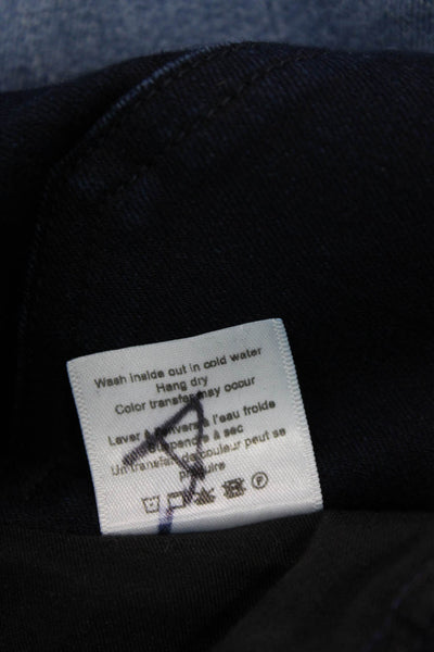 Veronica Beard Womens Dark Blue Bootcut Flared Jeans Size 24