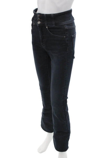 Veronica Beard Women Bootcut High Waisted Jeans Dark Blue Size 25