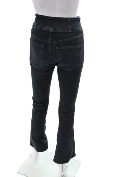 Veronica Beard Women Bootcut High Waisted Jeans Dark Blue Size 25