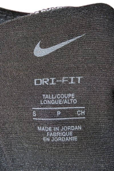 Nike Womens Basic Black Sleeveless Tank Round Neck Polyester Size S