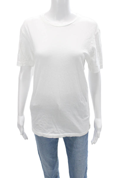 Todd Snyder Mens White 100% Cotton Crew Neck Short Sleeve T-Shirt Size S