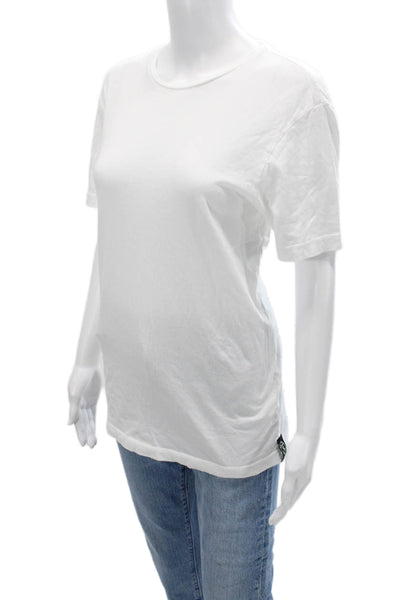 Todd Snyder Mens White 100% Cotton Crew Neck Short Sleeve T-Shirt Size S