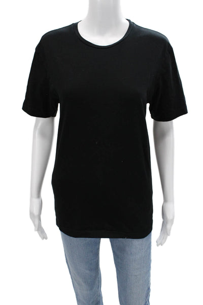 Todd Snyder Unisex Basic Black Cotton Crew Neck Short Sleeve T-Shirt Size S
