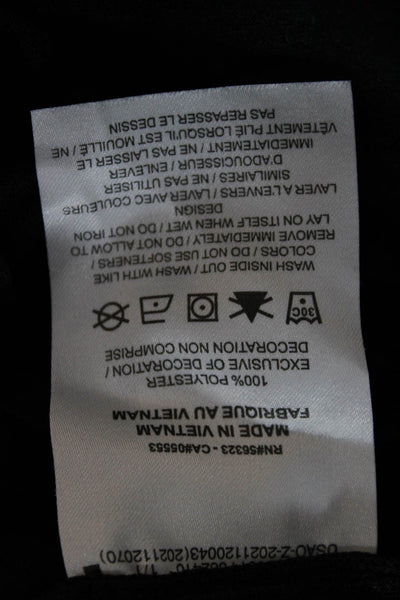 Nike Womens Active Tank Top Black Scoop Neck Solid 100% Polyester Size S