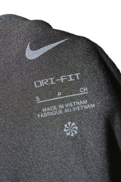 Nike Womens Active Tank Top Black Scoop Neck Solid 100% Polyester Size S
