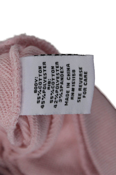 525 Womens Pullover Sweatshirt Pink Crew Neck Long Sleeve Size XS