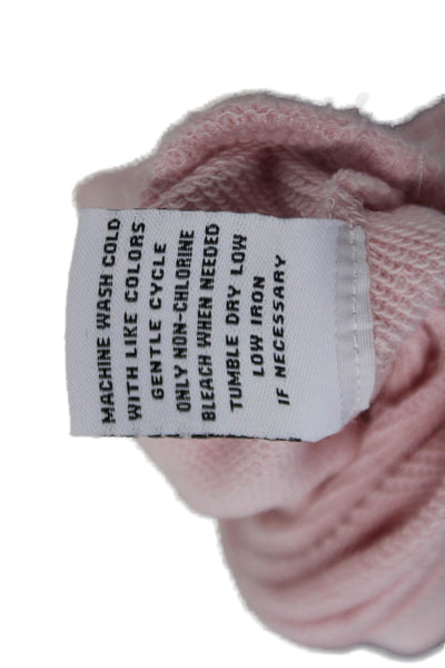 525 Womens Pullover Sweatshirt Pink Crew Neck Long Sleeve Size XS