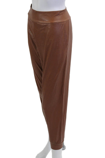 Commando Women Harem Jogger Pants Brown Army Solid Size L