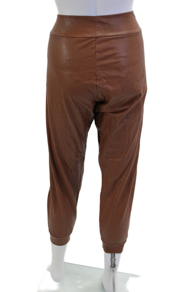 Commando Women Harem Jogger Pants Brown Army Solid Size L