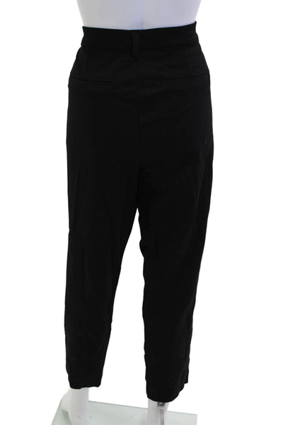 Liverpool Los Angeles Women Ankle Cropped Black Pants Size 14