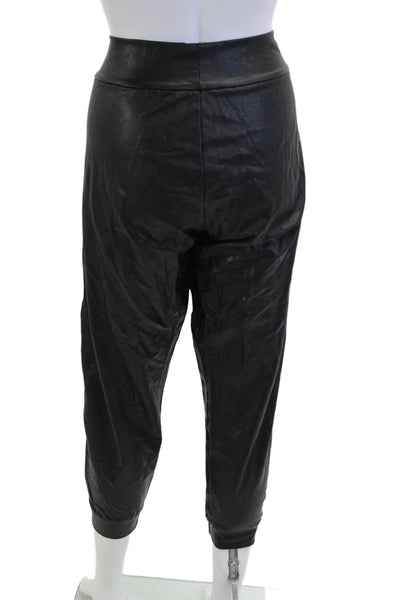 Commando Womens Black Harem Jogger Biker Pants Size L