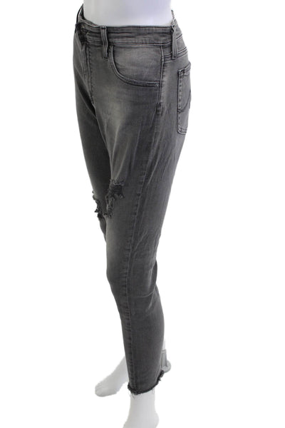 AG Adriano Goldschmied Womens Ankle Tapered Gray Mid Rise Jeans Size 31