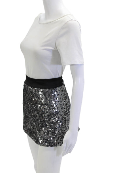Cynthia Steffe Women Black Mini Pencil Skirt Size 10