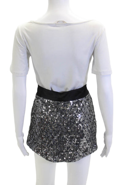 Cynthia Steffe Women Black Mini Pencil Skirt Size 10