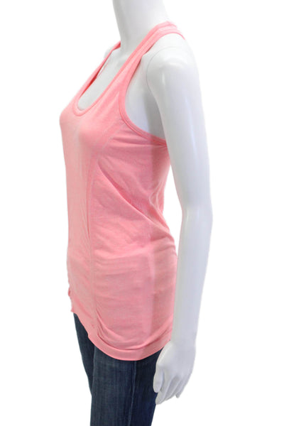 Athleta Womens Pink Basic Tank Round Neck Size S
