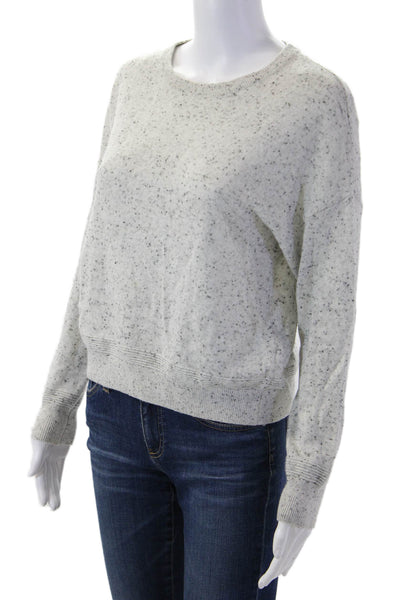 Topshop Womens Gray Crew Neck Pullover Sweater Long Sleeve Size 6