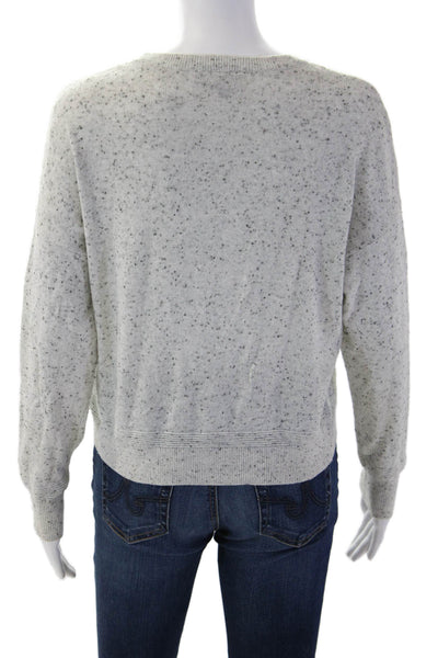 Topshop Womens Gray Crew Neck Pullover Sweater Long Sleeve Size 6