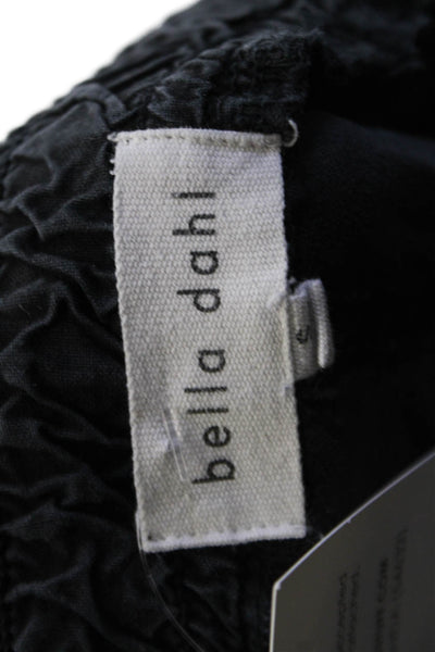 Bella Dahl Womens Cargo Jogger Pants Black Tencel Lyocell Drawstring Size S