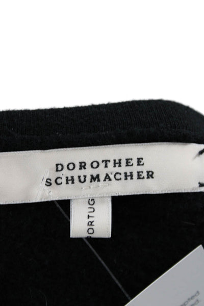 Dorothee Schumacher Women Pullover Sweatshirt Butterfly 3/4 Sleeve Size 1