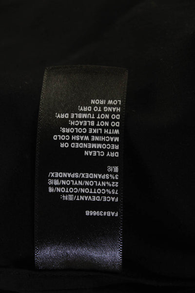 Lafayette 148 New York Women Tunic Tank Black V-Neck Sleeveless Size L