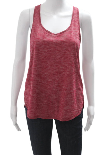Lululemon Womens Basic Sleeveless Tank Red Polyester Blend Size 6