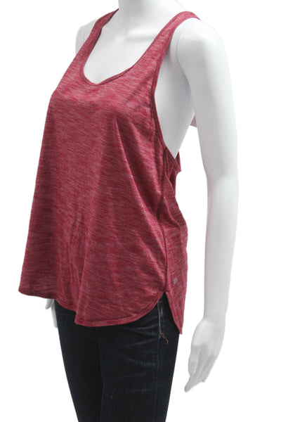 Lululemon Womens Basic Sleeveless Tank Red Polyester Blend Size 6