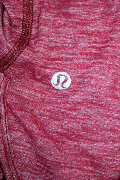 Lululemon Womens Basic Sleeveless Tank Red Polyester Blend Size 6