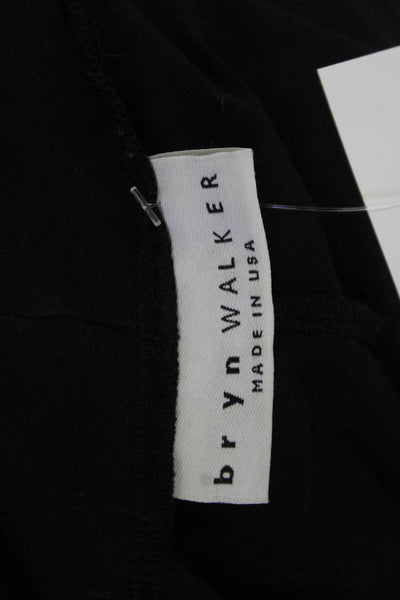 Bryn Walker Women Cardigan Hoodie Black 100% Cotton Long Sleeve Size M