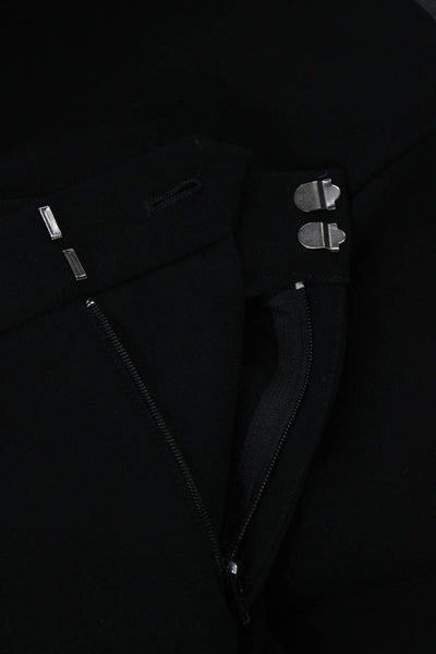 Vince Unisex Cropped Jogger Pants Black Polyester Size 8