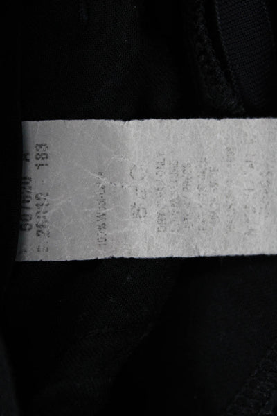 Michael Kors Mens Dress Pants Black Wool Striped Button Size 30