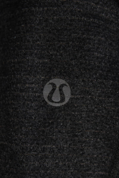 Lululemon Women Dark Gray Basic Sleeveless Tank Polyester Blend Size 4