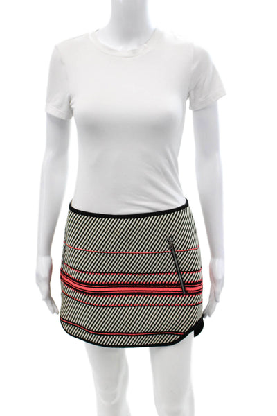 Rag & Bone Womens Mini Straight Pencil Striped Beige Skirt Size 4