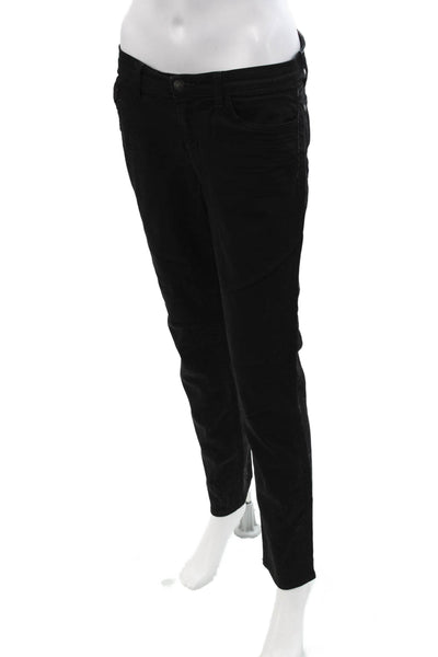 J Brand Womens Ankle Pants Black Low Rise Size 28