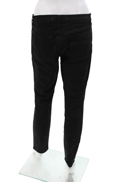 J Brand Womens Ankle Pants Black Low Rise Size 28