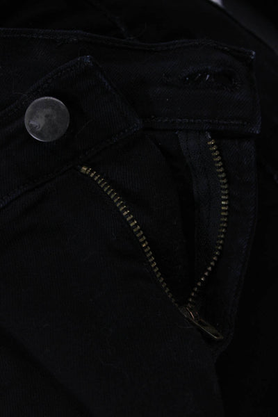 J Brand Womens Ankle Pants Black Low Rise Size 28
