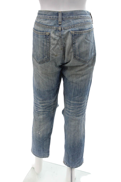 Rag & Bone Unisex Cropped Straight Jeans Blue Size 26