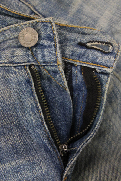 Rag & Bone Unisex Cropped Straight Jeans Blue Size 26