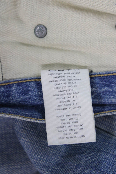 Rag & Bone Unisex Cropped Straight Jeans Blue Size 26