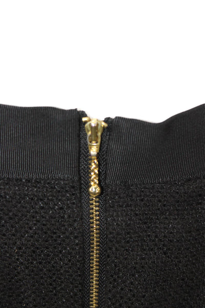 Kate Spade New York Womens A-Line Black Cotton Skirt Size 6