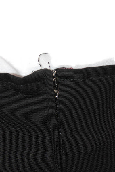 Calvin Klein Women Black Wool Blend Straight Pencil Skirt Knee Length Size 12